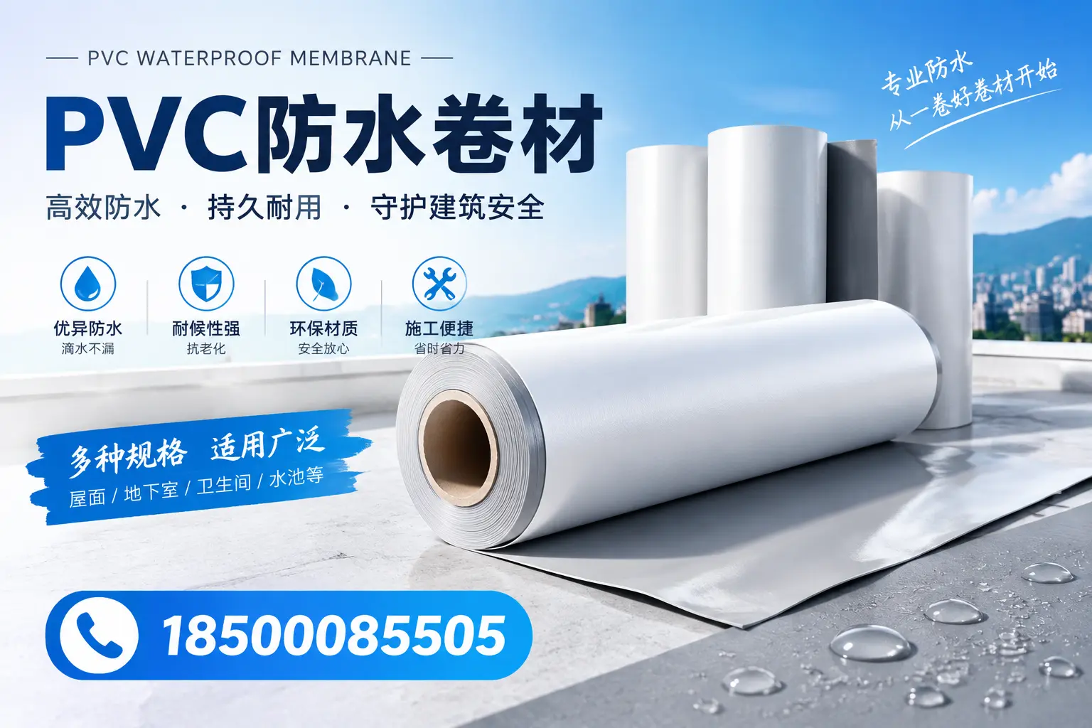 如何选择适合的PVC防水卷材？专家为您解答鹤岗的需求